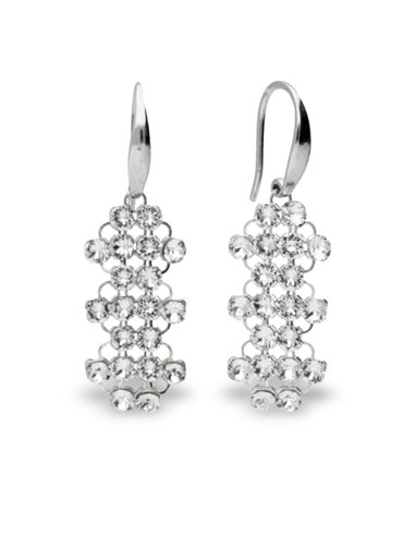 Sharp Earrings Small Crystal