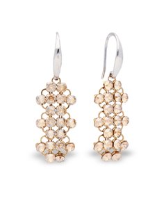 Boucles d'Oreilles Sharp Small Golden Shadow