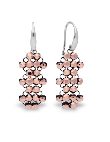 Boucles d'Oreilles Sharp Small Rose Gold