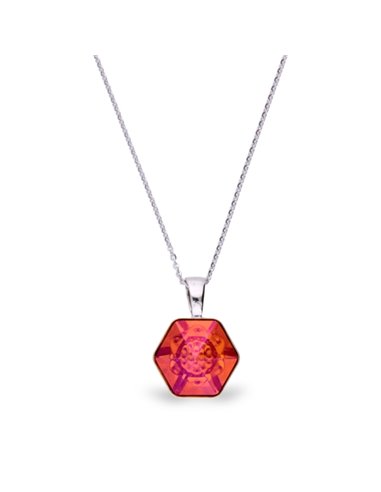 Honeycomb Necklace Astral Pink