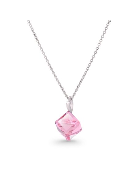 Naszyjnik Cube Light Rose