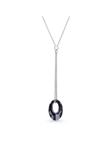 Elipse Necklace Silver Night