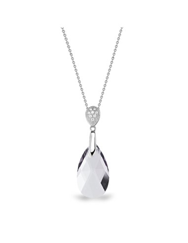 Dainty Drop Necklace Crystal