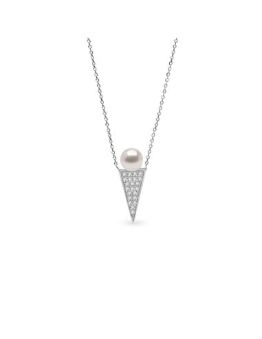 Gracile Necklace White Pearl