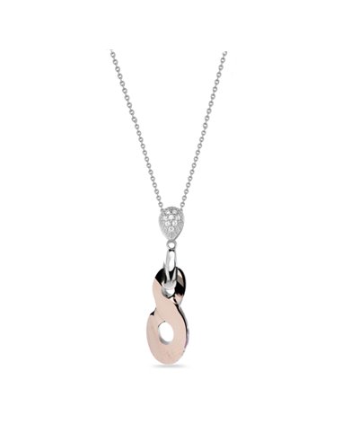 Infinity Necklace Rose Gold