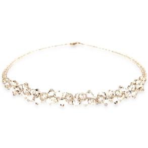 Bicone Necklace Crystal