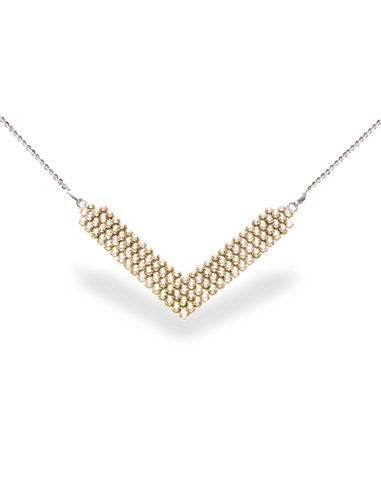 Classy V-shaped Necklace Silk