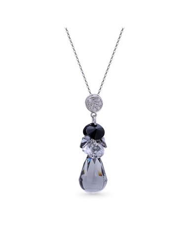 Droplet Dives Necklace Black Diamond
