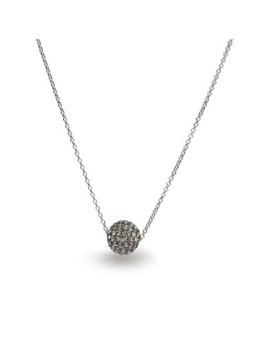 Paveball Necklace Black Diamond
