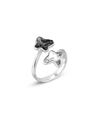 Bague Butterfly Silver Night
