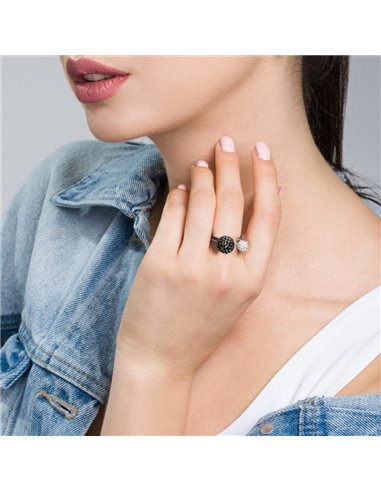 Bague Paveball Crystal