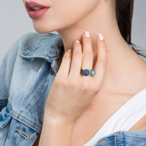 Bague Paveball Montana 2