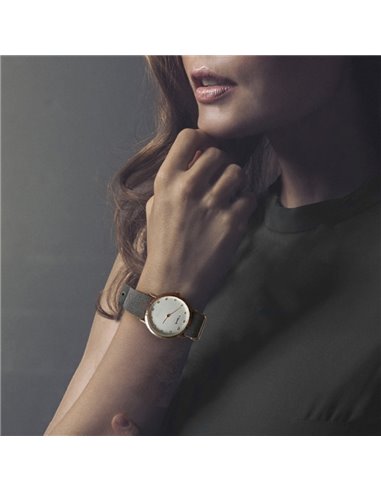 Montre Sencillo Grey Gold