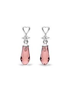 Boucles d'Oreilles Pure Droplet Blush Rose