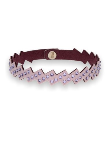 Chevron Tennis Bracelet Lilac