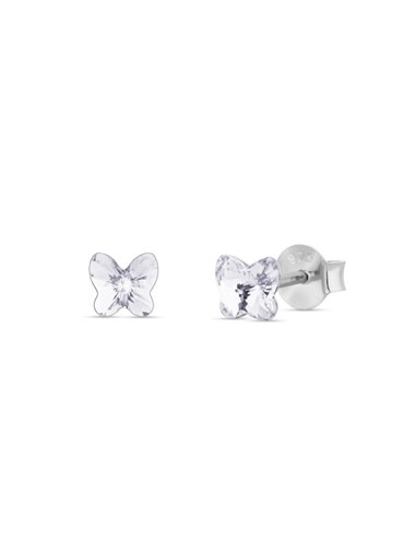 Boucles d'Oreilles Small Butterfly Studs Crystal