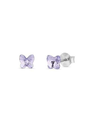 Boucles d'Oreilles Small Butterfly Studs Provence Lavender