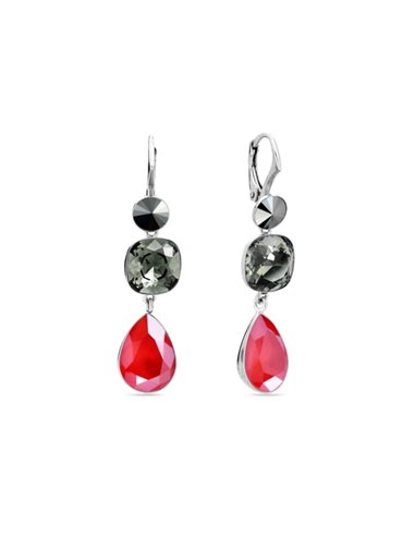 Boucles d'Oreilles Classico Royal Red