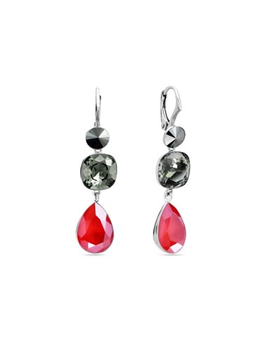 Classico Earrings Royal Red