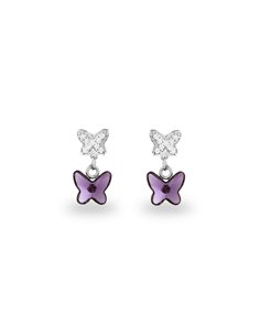 Butterfly Earrings Amethyst