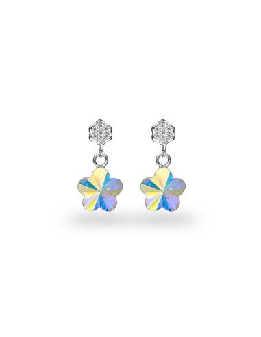 Clematis Earrings Aurore Boreale