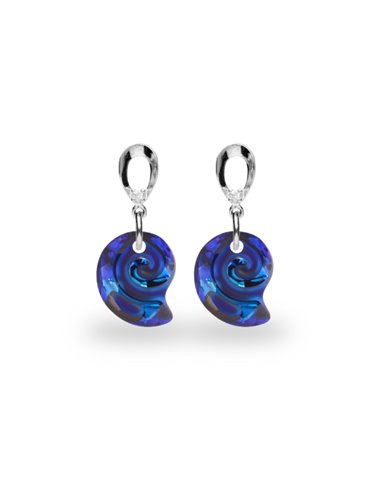 Sea Snail Earrings Bermuda Blue