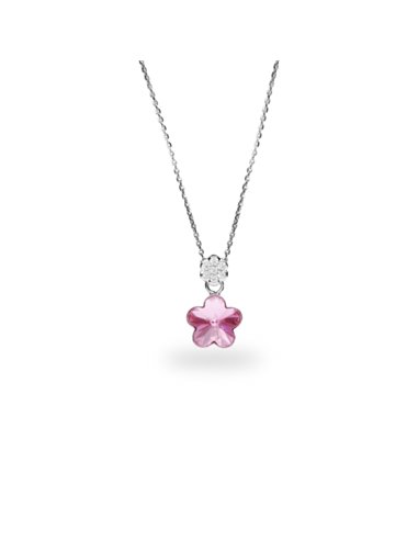 Clematis Necklace Light Rose