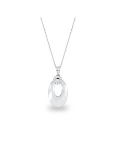 Collier Ellipsis Comet Argent Light