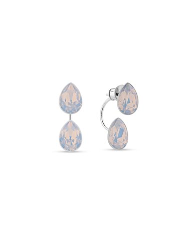 Boucles d'Oreilles Branta White Opal