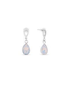 Boucles d'Oreilles Melfi White Opal