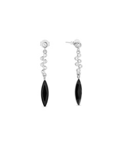 Boucles d'Oreilles Pianiano Jet
