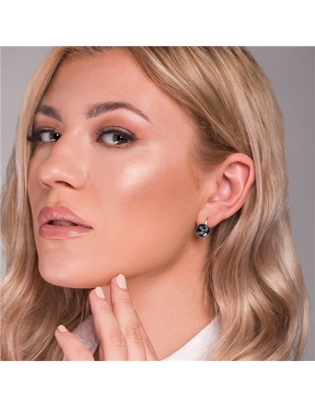 Boucles d'Oreilles Barete Silver Night