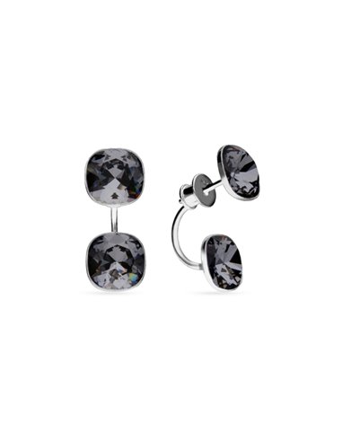 Netta Earrings Silver Night