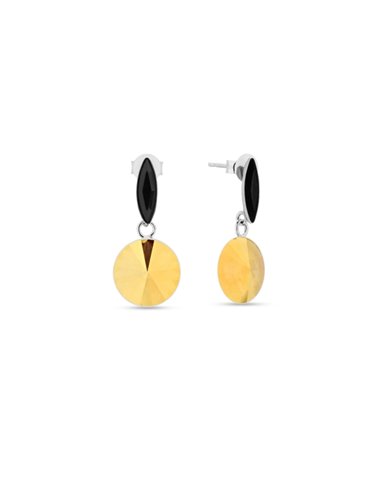 Boucles d'Oreilles Pendulo Metallic Sunshine