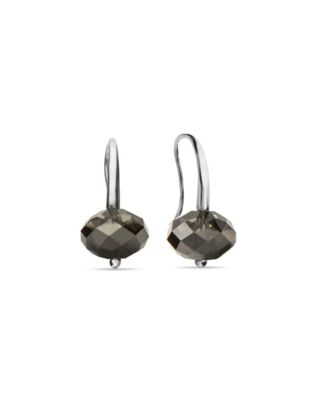 Boucles d'Oreilles Diskas Silver Night