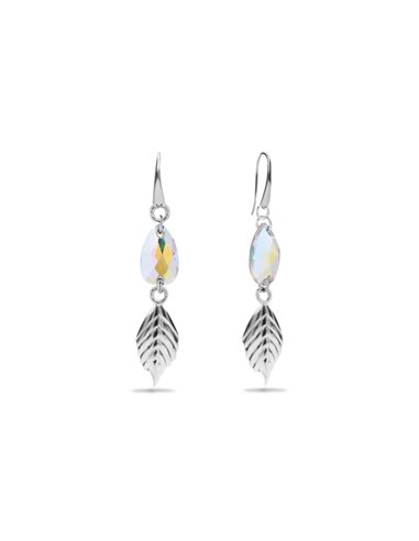 Boucles d'Oreilles Leaf Aurore Boreale