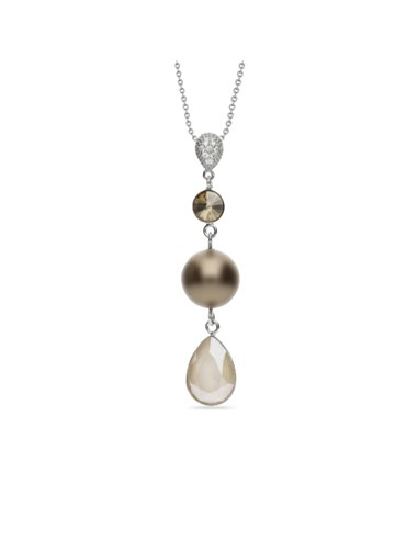 Primadonna Necklace Bronze Pearl