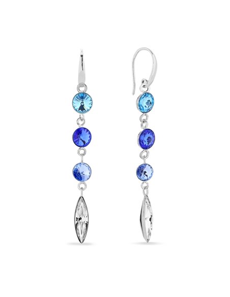 Boucles d'Oreilles Willow Aquamarine