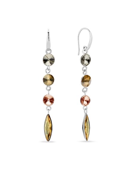 Willow Earrings Silver Shade