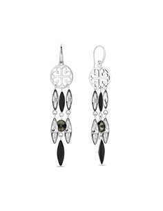 Boucles d'Oreilles Roseta Black Diamond