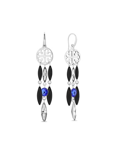 Roseta Earrings Jet