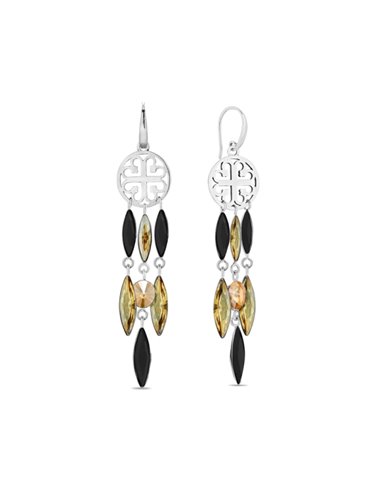 Boucles d'Oreilles Roseta Golden Shadow
