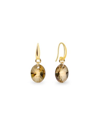 Ribes Gold Earrings Golden Shadow