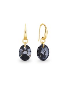 Ribes Gold Earrings Silver Night