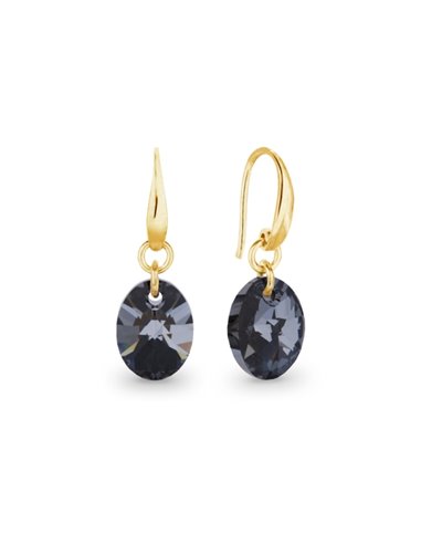 Boucles d'Oreilles Ribes Gold Silver Night