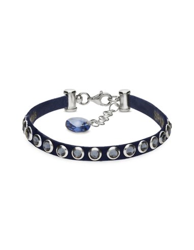 Bracelet Yaki Punk Denim Blue