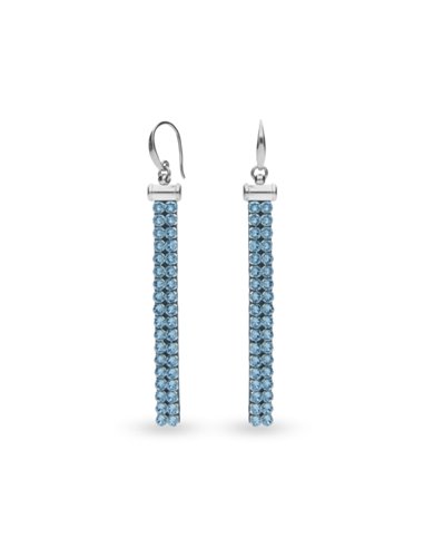 Boucles d'Oreilles Stripe Aquamarine