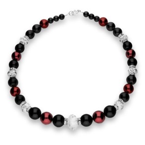 Collier Pearl Mystic Black