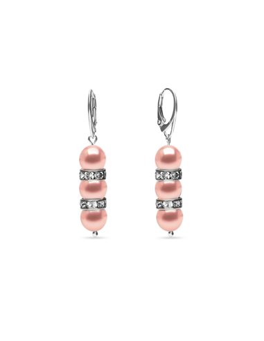 Boucles d'Oreilles Glam Pearl Rosaline