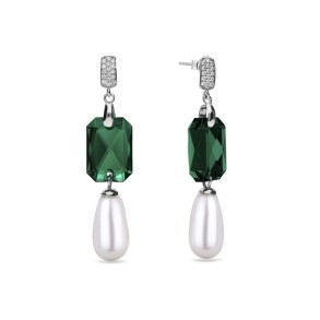 Effie Earrings Emerald